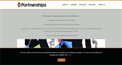 Desktop Screenshot of penguinpartnerships.co.uk